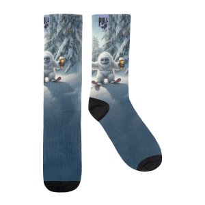 Paire de Chaussettes homme Ville Fantaisie Bleu/Blanc Imprimé - Pull In Paire de Chaussettes homme Ville Fantaisie Bleu/Blanc Imprimé - Pull In