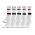 LOT DE 10 Chaussettes Chaussettes Homme SPORT Blanc et Multicolore