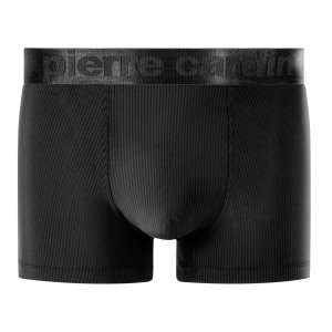 Lot de 4 Boxers homme Polyamide Noir/Gris Uni - Pierre Cardin