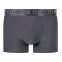 Lot de 4 Boxers homme Polyamide Noir/Gris Uni - Pierre Cardin