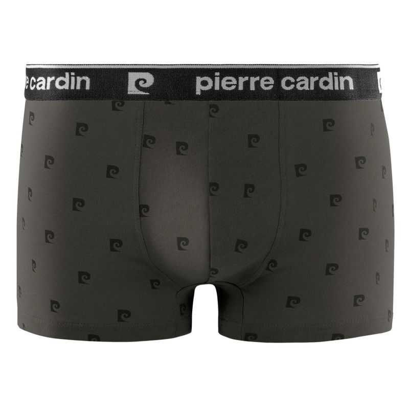 Lot de 6 Boxers homme Coton Noir/Gris Imprimé - Pierre Cardin