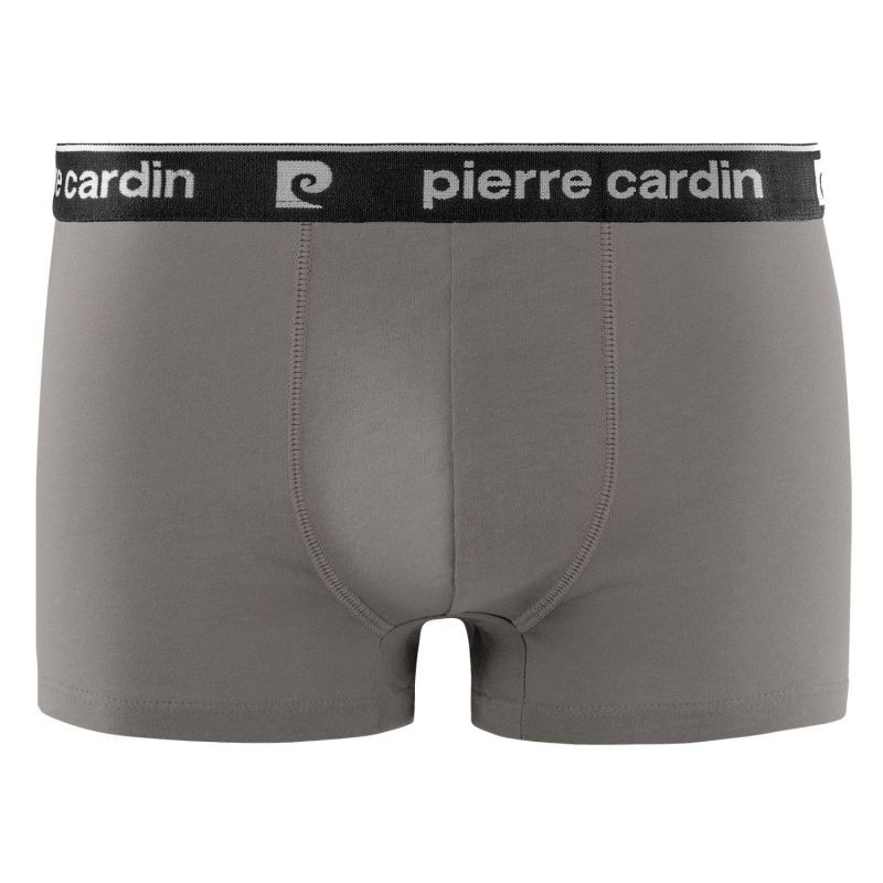 Lot de 6 Boxers homme Coton Noir/Gris Imprimé - Pierre Cardin