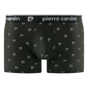 Lot de 6 Boxers homme Coton Noir/Gris Imprimé - Pierre Cardin