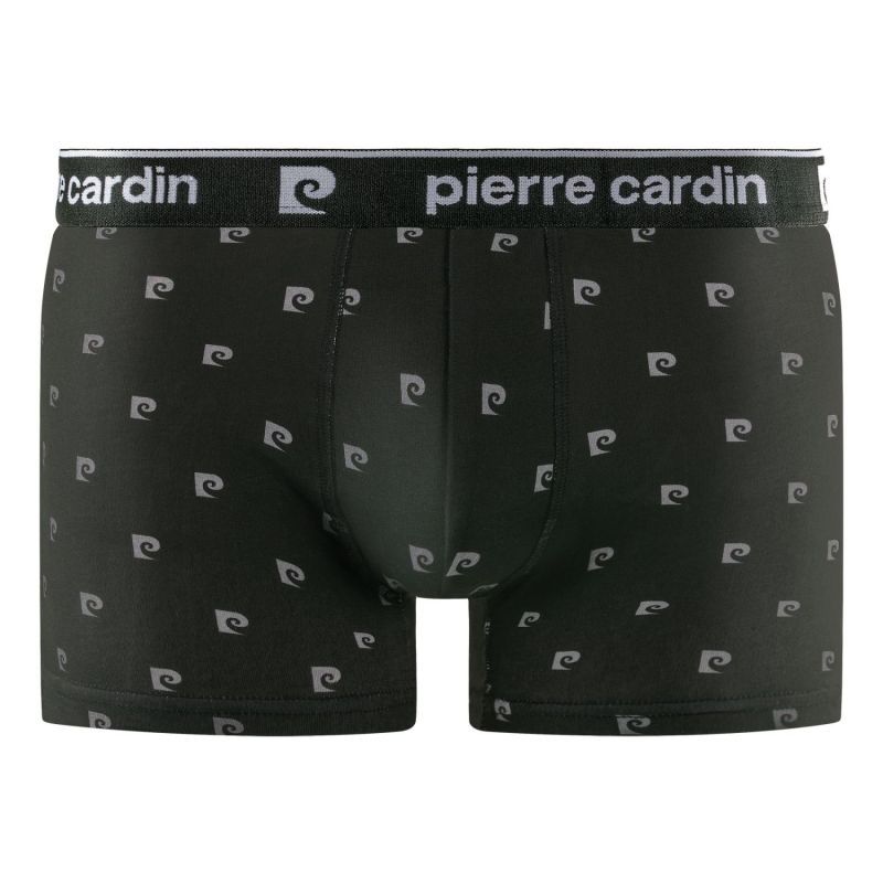 Lot de 6 Boxers homme Coton Noir/Gris Imprimé - Pierre Cardin