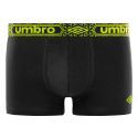 Lot de 4 Boxers homme Coton Noir Uni - Umbro