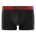 Lot de 4 Boxers homme Coton Noir Uni - Umbro