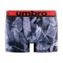 Lot de 4 Boxers homme Polyester Rouge/Gris/Bleu Imprimé - Umbro