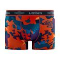 Lot de 3 Boxers homme Polyester Rouge/Jaune/Bleu/Noir Imprimé - Umbro