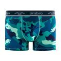 Lot de 3 Boxers homme Polyester Rouge/Jaune/Bleu/Noir Imprimé - Umbro