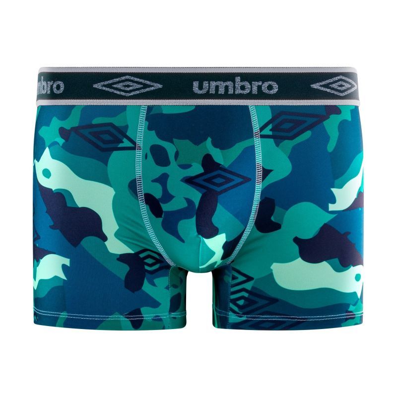 Lot de 3 Boxers homme Polyester Rouge/Jaune/Bleu/Noir Imprimé - Umbro