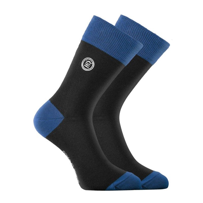 Lot de 6 Paires de Chaussettes homme Ville Casual, Mode Bleu/Bleu Marine/Rose/Rouge Imprimé - Serge Blanco