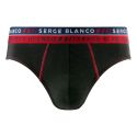 Lot de 4 Slips homme Coton Rouge Uni - Serge Blanco