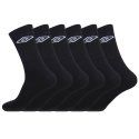 Lot de 6 Paires de Chaussettes homme Tennis Sportif Noir/Blanc Uni - Umbro