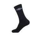 Lot de 6 Paires de Chaussettes homme Tennis Sportif Noir/Blanc Uni - Umbro