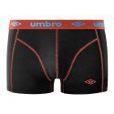 Lot de 4 Boxers homme Coton Noir Uni - Umbro
