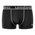 Lot de 6 Boxers homme Polyester Noir/Gris/Bleu/Rouge Uni - Umbro