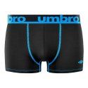 Lot de 6 Boxers homme Polyester Noir/Gris/Bleu/Rouge Uni - Umbro