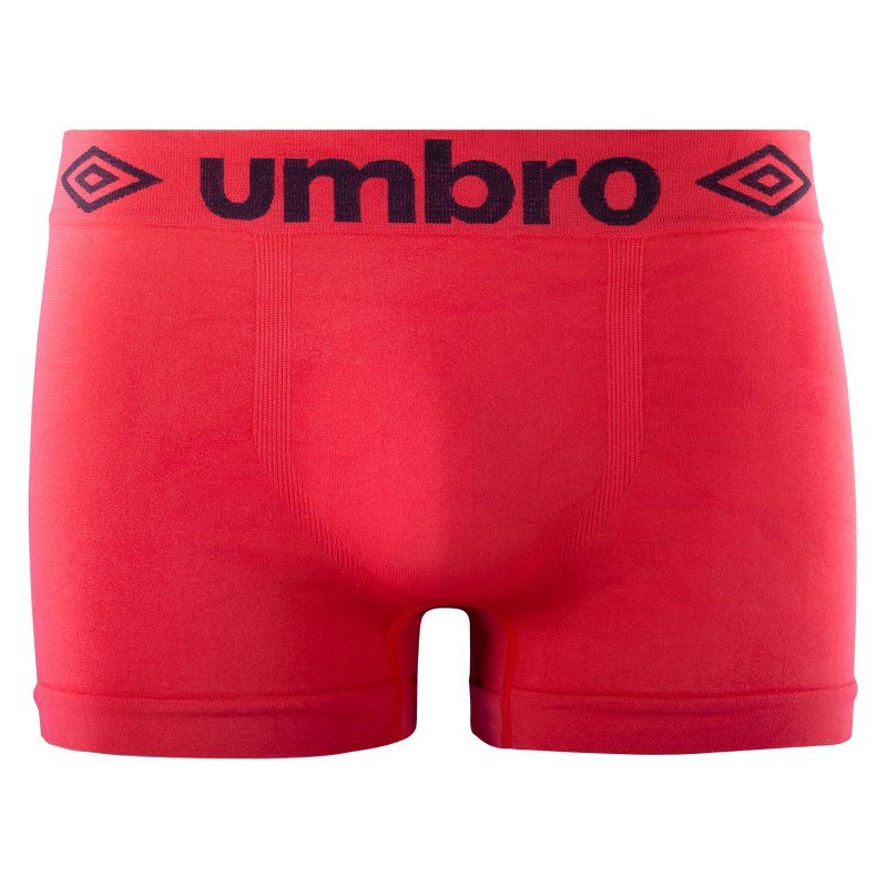 Lot de 5 Boxers homme Polyester Gris/Bleu/Rouge/Noir Uni - Umbro
