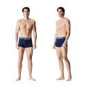 LOT DE 2 Boxer Sous-vêtements Homme BCX2FRAS2 Noir et Marine