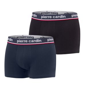 LOT DE 2 Boxer Sous-vêtements Homme BCX2FRAS2 Noir et Marine