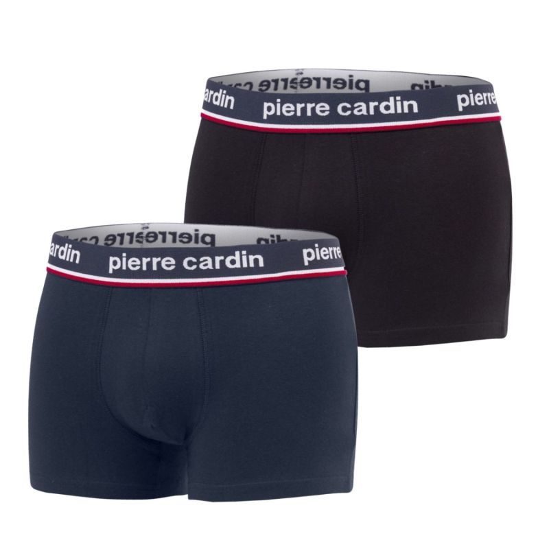 LOT DE 2 Boxer Sous-vêtements Homme BCX2FRAS2 Noir et Marine