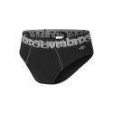 Lot de 4 Slips homme Coton Noir Uni - Umbro