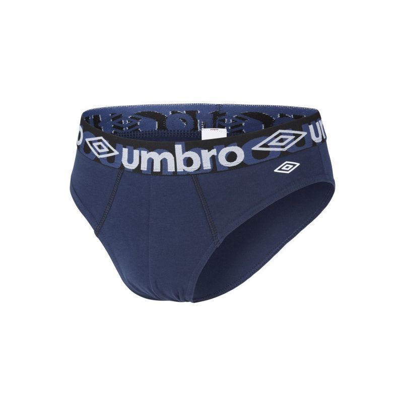 Lot de 4 Slips homme Coton Noir Uni - Umbro