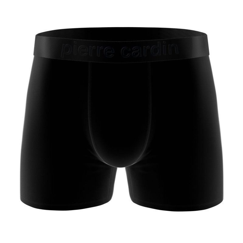 Lot de 3 Boxers homme Coton Noir/Bleu/Vert Uni - Pierrecardin