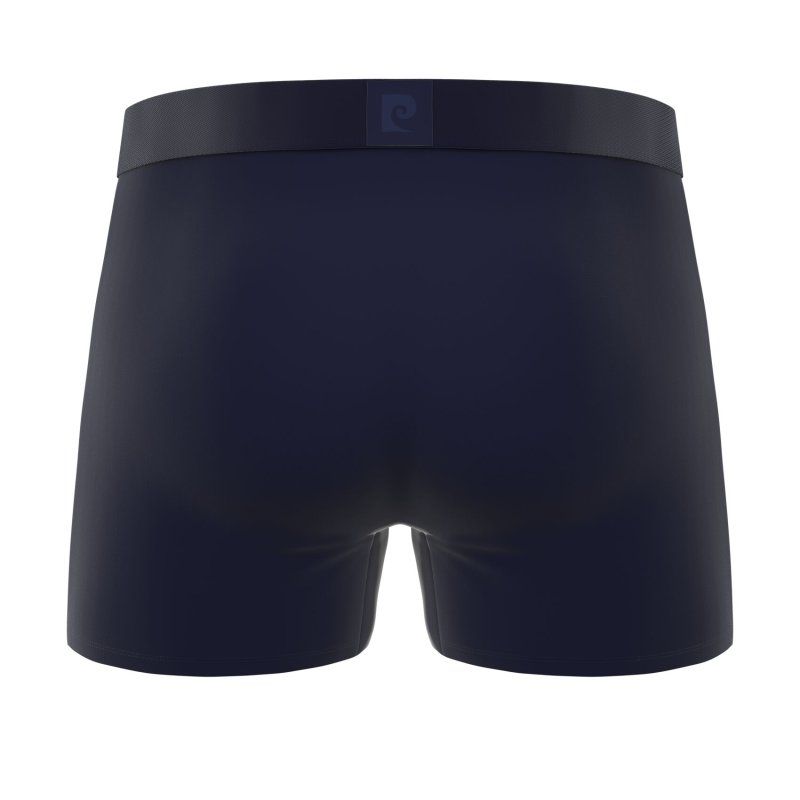 Lot de 3 Boxers homme Coton Noir/Bleu/Vert Uni - Pierrecardin