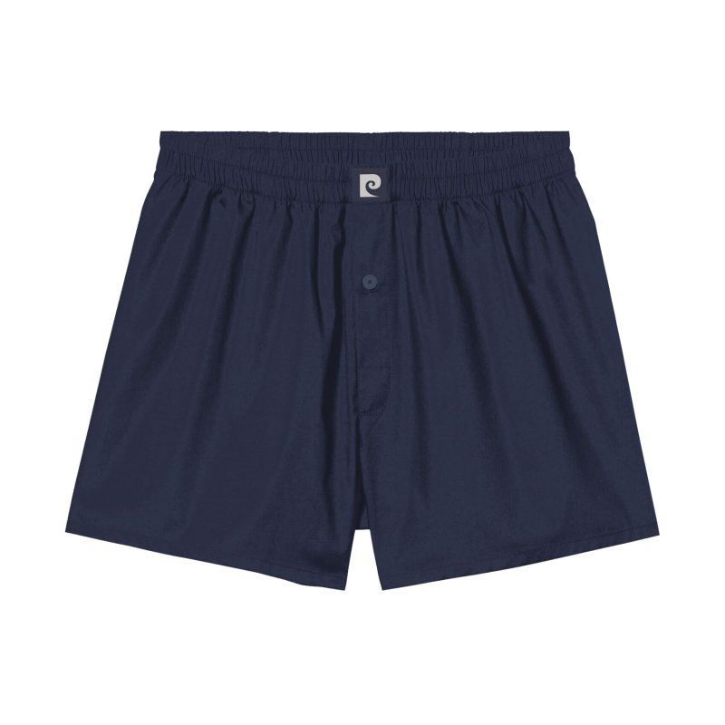 Lot de 3 Boxers homme Coton Noir, Kaki, Bleu Uni - Pierrecardin