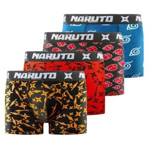 Lot de 4 boxers enfant Naruto Shippuden