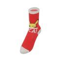 Lot de 12 Paires de Chaussettes garcon Courtes Fantaisie Rouge/Jaune/Gris/Bleu/Blanc Imprimé - Pokemon