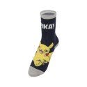 Lot de 12 Paires de Chaussettes garcon Courtes Fantaisie Rouge/Jaune/Gris/Bleu/Blanc Imprimé - Pokemon