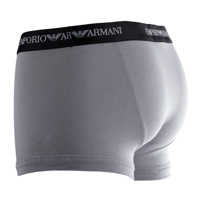 Lot de 3 Boxers homme Coton Blanc/Noir/Gris - Emporio Armani