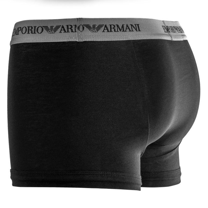 Lot de 3 Boxers homme Coton Blanc/Noir/Gris - Emporio Armani