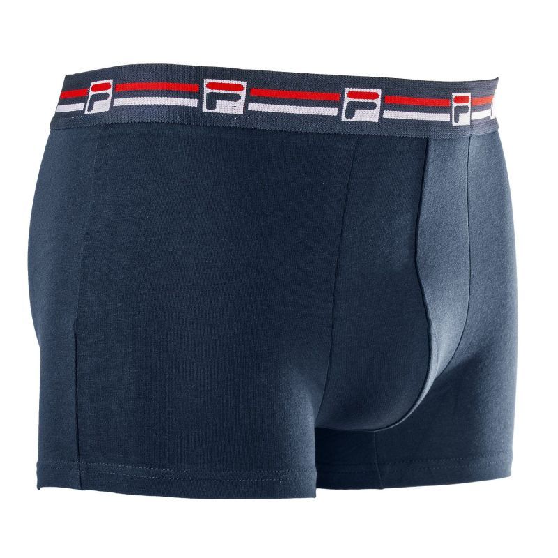 Lot de 3 Boxers homme Coton Bleu Marine Uni - Fila