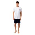 Pyjama Blanc homme coupe Regular Col rond Uni - Fila