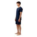 Pyjama Bleu homme coupe Regular Col rond Uni - Fila