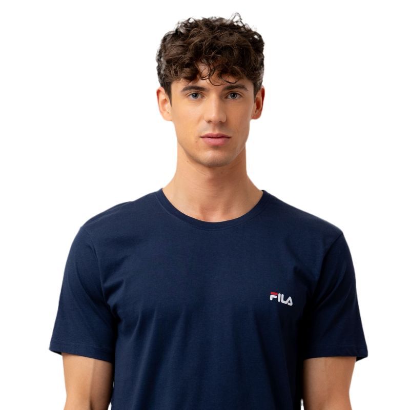 Pyjama Bleu homme coupe Regular Col rond Uni - Fila