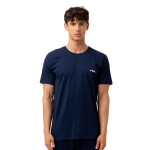 Tee Shirt Bleu homme coupe Régular Col rond Uni - Fila
