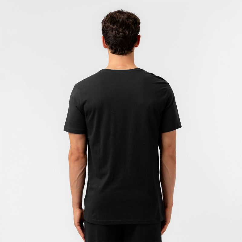 Tee Shirt Noir homme coupe Régular Col rond Uni - Fila
