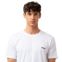 Tee Shirt Blanc homme coupe Régular Col rond Uni - Fila