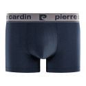 Lot de 4 Boxers homme Polyamide Bleu/Noir Uni - Pierre Cardin