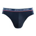 Lot de 4 Slips homme Coton Noir Uni - Pierre Cardin