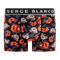 Lot de 3 Boxers homme Polyester Bleu/Rouge/Noir/Blanc Imprimé - Serge Blanco