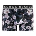 Lot de 3 Boxers homme Polyester Bleu/Rouge/Noir/Blanc Imprimé - Serge Blanco