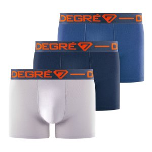 Lot de 3 Boxers homme Coton Uni - Degre 7