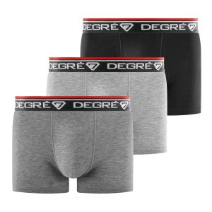 Lot de 3 Boxers homme Coton Uni - Degre 7