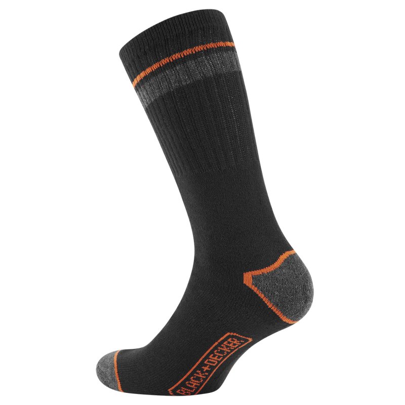 Lot de 6 Paires de Chaussettes homme Courtes Travail Noir Imprimé - Facom