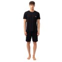 Pyjama Noir homme coupe Regular Col rond Uni - Fila